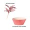 144 Pack Bulk Metallic Party Cupcake Liners & Picks - Rose Gold